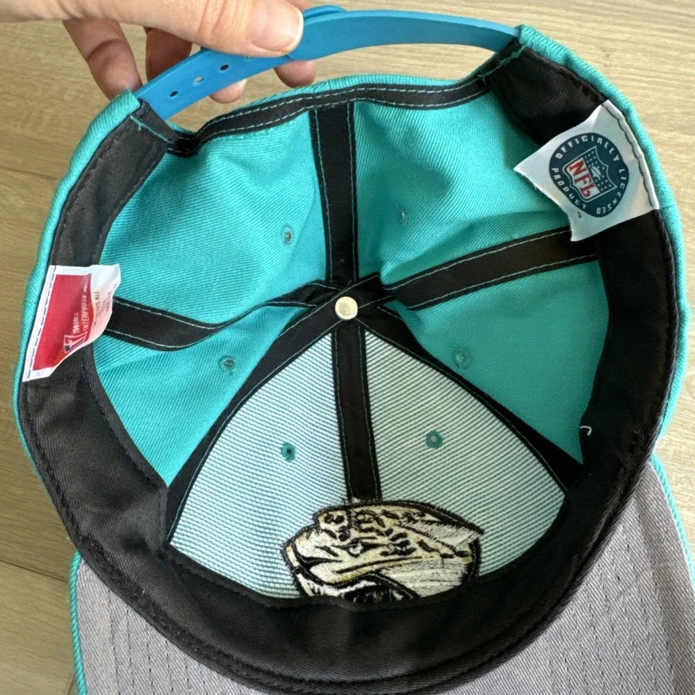 Vintage‎ Jacksonville Jaguars Twins Enterprise Snapback Retro Logo Hat 90s